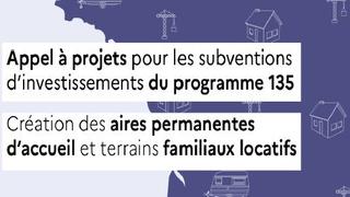 Image : Appel à projets pour les subventions d’investissements du programme 135 / Création des aires permanentes d’accueil et terrains familiaux locatifs