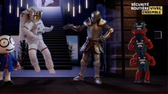 AFFICHE SAM CÉLÈBRE LES FÊTES DE FIN D'ANNÉE... EN TOUTE SÉCURITÉ