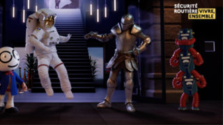 AFFICHE SAM CÉLÈBRE LES FÊTES DE FIN D'ANNÉE... EN TOUTE SÉCURITÉ